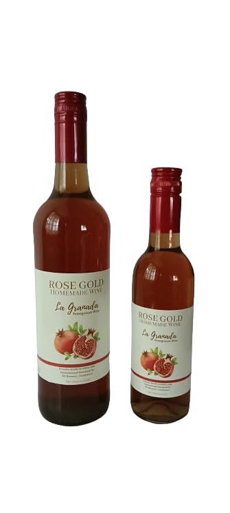 Rose Gold-La Granada -Non Alcoholic - Pomegranate wine, 750 ml - Image 4