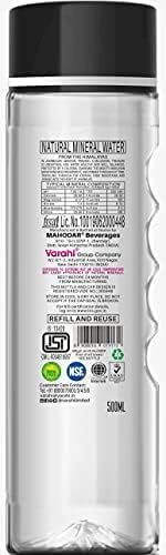 Aqa Still Natural Mountain Water |500Ml - 24Bottles | Natural Mineral Water From The Himalayas | benefits of Calcium & Magnesium | FDA approved material and are BPA free. - Image 3