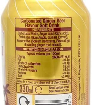 Old Jamaica Ginger Beer Can 330ml (Pack of 12 Cans X 330ml Each) Imported. - Image 5
