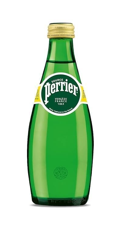 Perriers Sparkling Natural Mineral Carbonated Water – Refreshing Carbonated and Naturally Delicious 330 ml X 12 Glass Bottles (France) - Image 5
