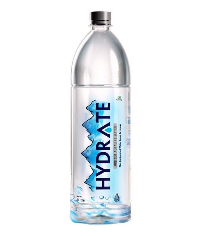 Hydrate Alkaline Water | 1L (Pack Of 9) | Ionized | with Essential And Natural Nutritious Minerals Contains 8.5 pH | Balance and Purity |Elevate Your Hydration | Enhanced Vitality