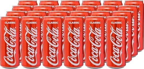 Coca-Cola Classic Carbonated Soft Drink, Real Taste 320ml Tin Can, X Pack of 8 (Product Of Malaysia) - Image 4