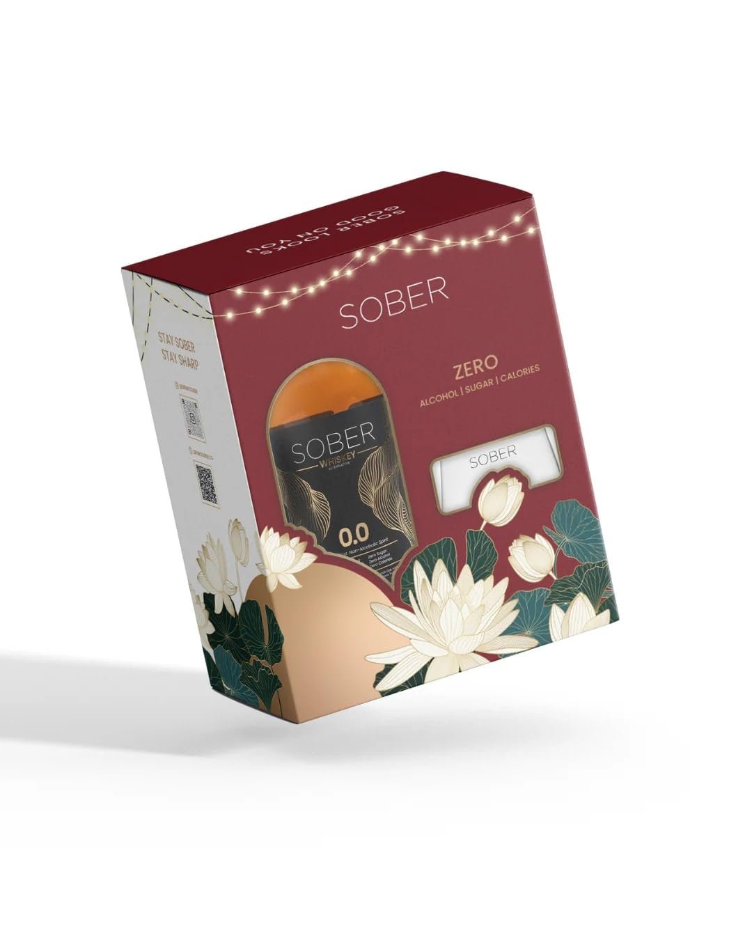 Sober Whiskey Festive Gift Box | For Sober Lifestyle | Zero Alcohol, Zero Sugar and 5 Calories | 750 ml - Image 4