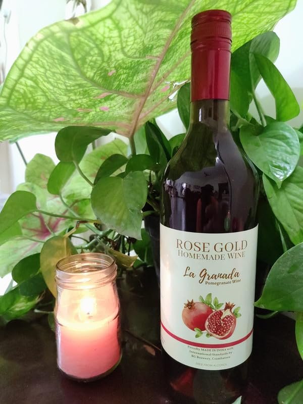 Rose Gold-La Granada -Non Alcoholic - Pomegranate wine, 750 ml - Image 7