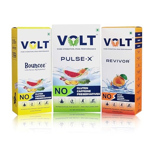 Volt Energy Trio | Family Electrolyte Hydration Mix with Essential Vitamins