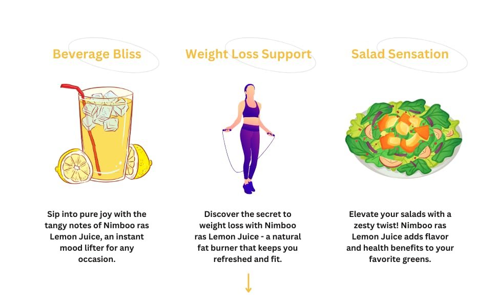 Nimboo Ras Yellow Lemon Juice Concentrate-Experience Asli Lemon Juice for Drinks,Cooking,Salad and Weight Loss - 100% Pure Natural Goodness - 126ml (Pack of 6) - Image 5