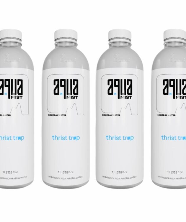 Aqua Mist Hydrogen Rich Mineral Water 1L | Alkaline Drinking Water with Electrolytes pH 8.5+ | Refreshing, Hydrating, Detoxifying & Body Balancing Water Bottle – Pack of 4