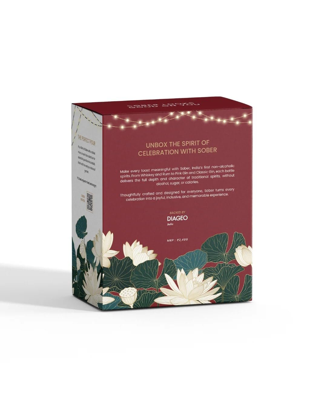 Sober Whiskey Festive Gift Box | For Sober Lifestyle | Zero Alcohol, Zero Sugar and 5 Calories | 750 ml - Image 6