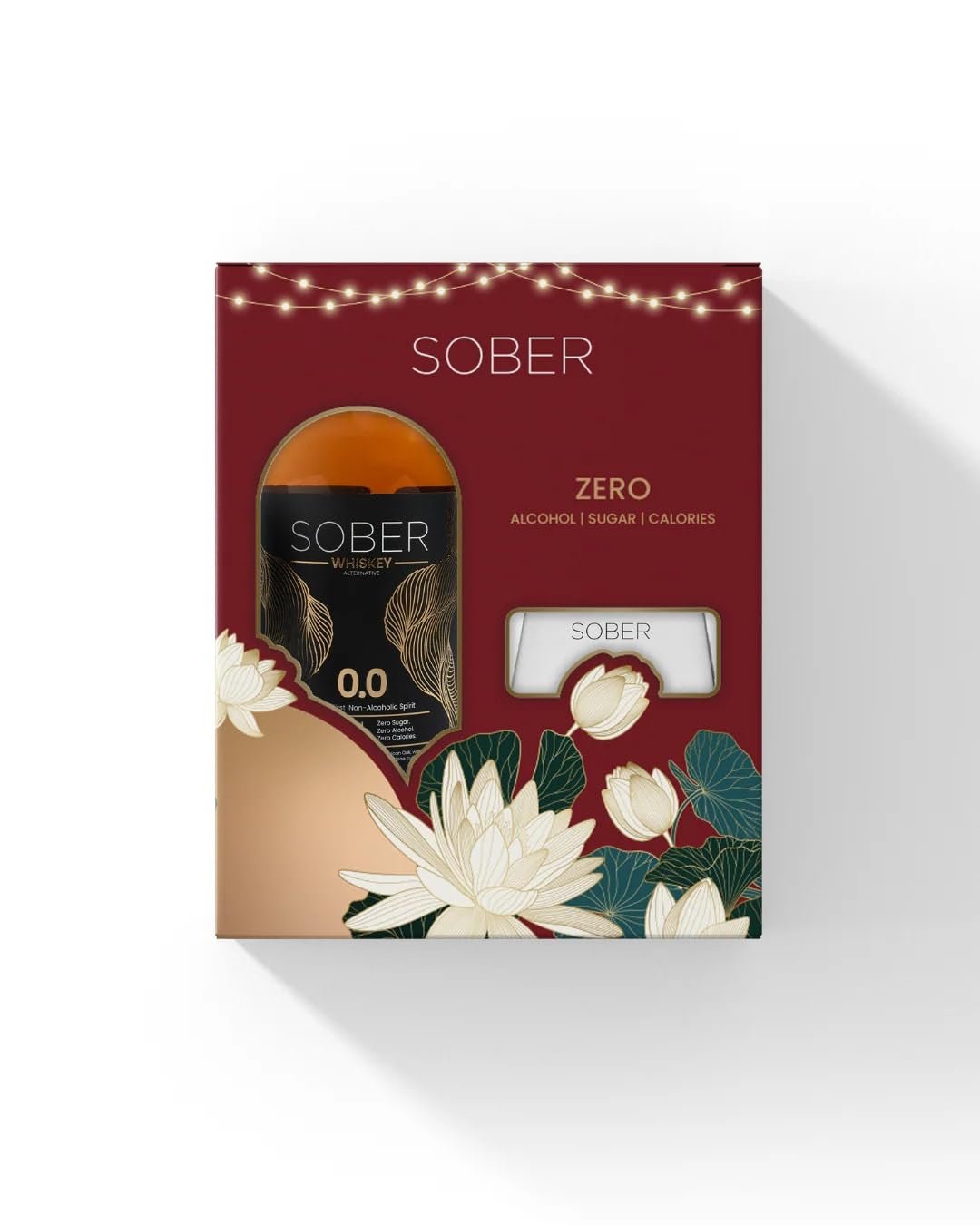 Sober Whiskey Festive Gift Box | For Sober Lifestyle | Zero Alcohol, Zero Sugar and 5 Calories | 750 ml - Image 5