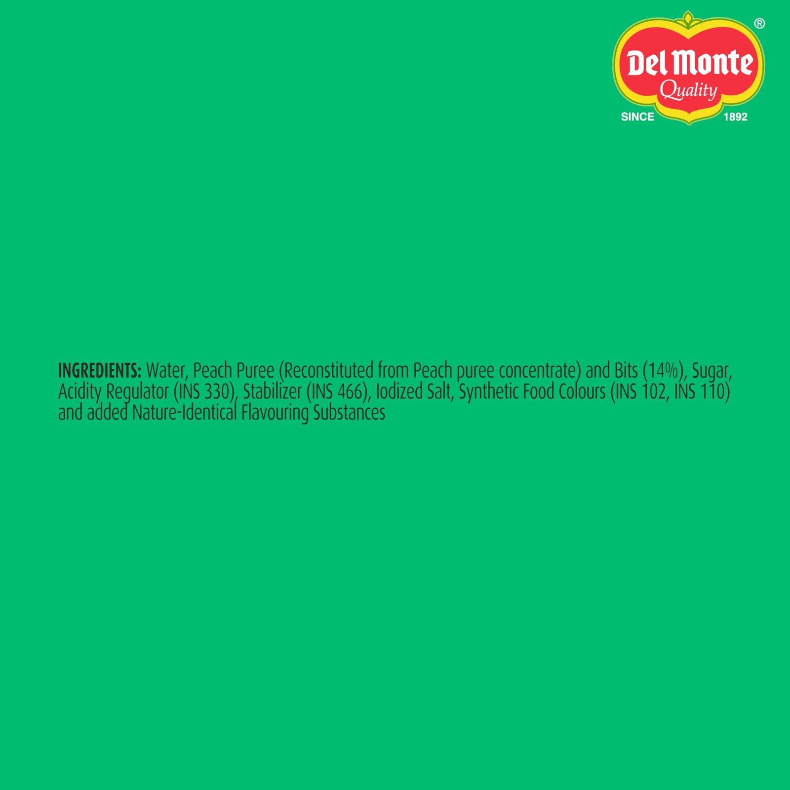Del Monte Peach Fruit Drink, Pack of 6, 240ml - Image 3