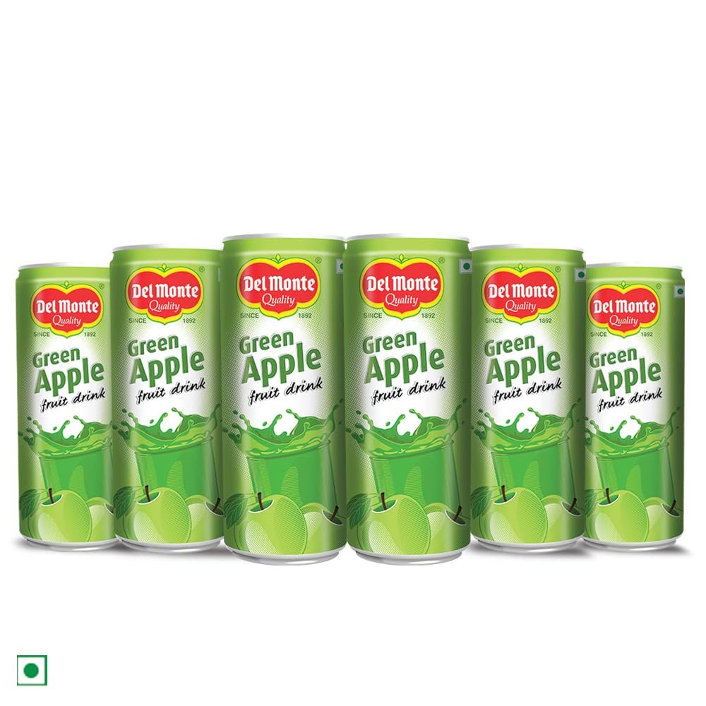Del Monte Green Apple Fruit Drink (Pack of 6) - Crisp, Tangy & Ideal for Mocktails & Cocktails |No added preservatives - Image 9