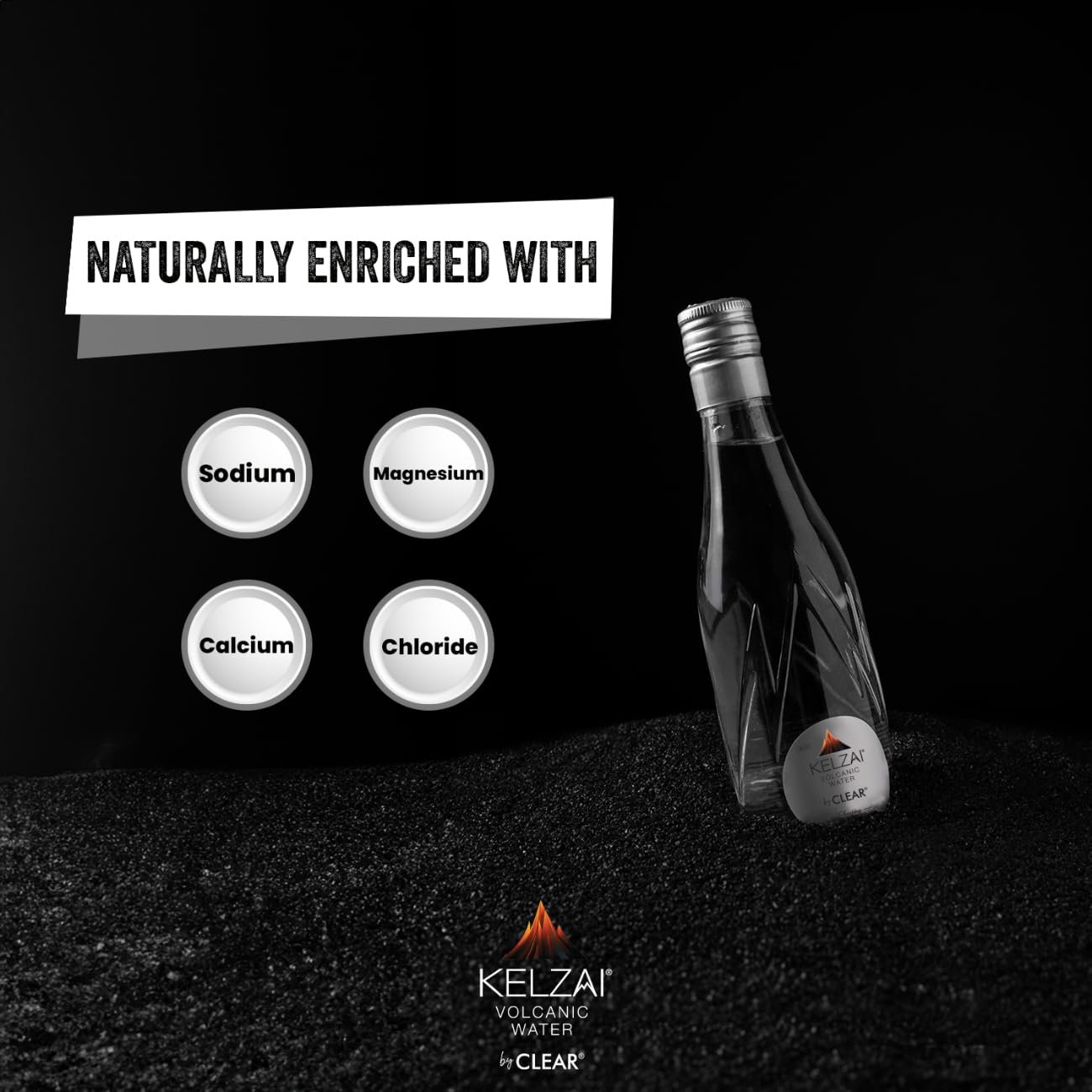 Kelzai Natural Volcanic Mineral Rich Sparkling Water 750ml - Pack of 12 | Perfect for Party Essentials, Office Use, and Everyday Hydration (Glass Bottle) - Image 5