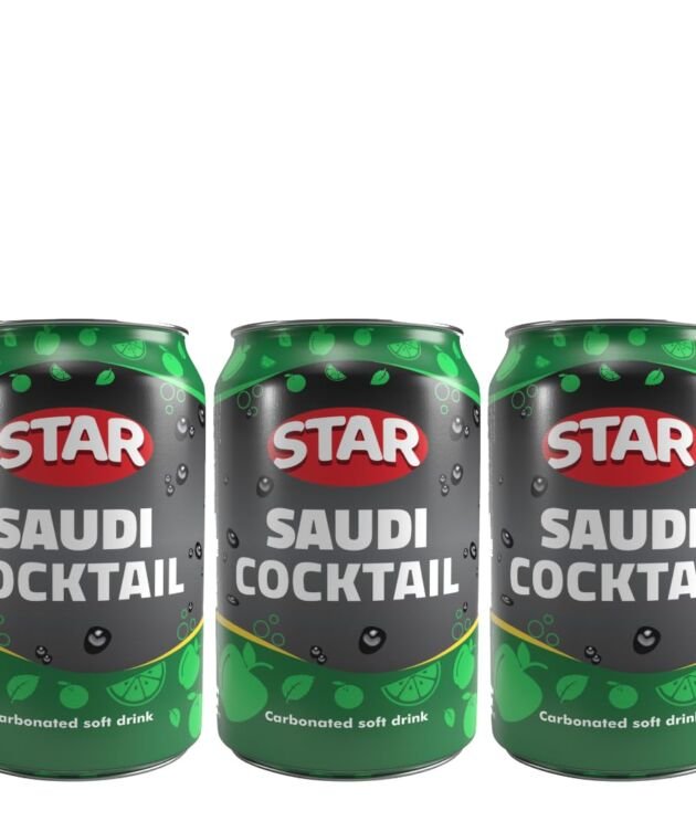 Star Saudi Cocktail Carbonated Soft Drink – Exotic Fruit Mix Flavour, 300ml Can (Pack Of 3)