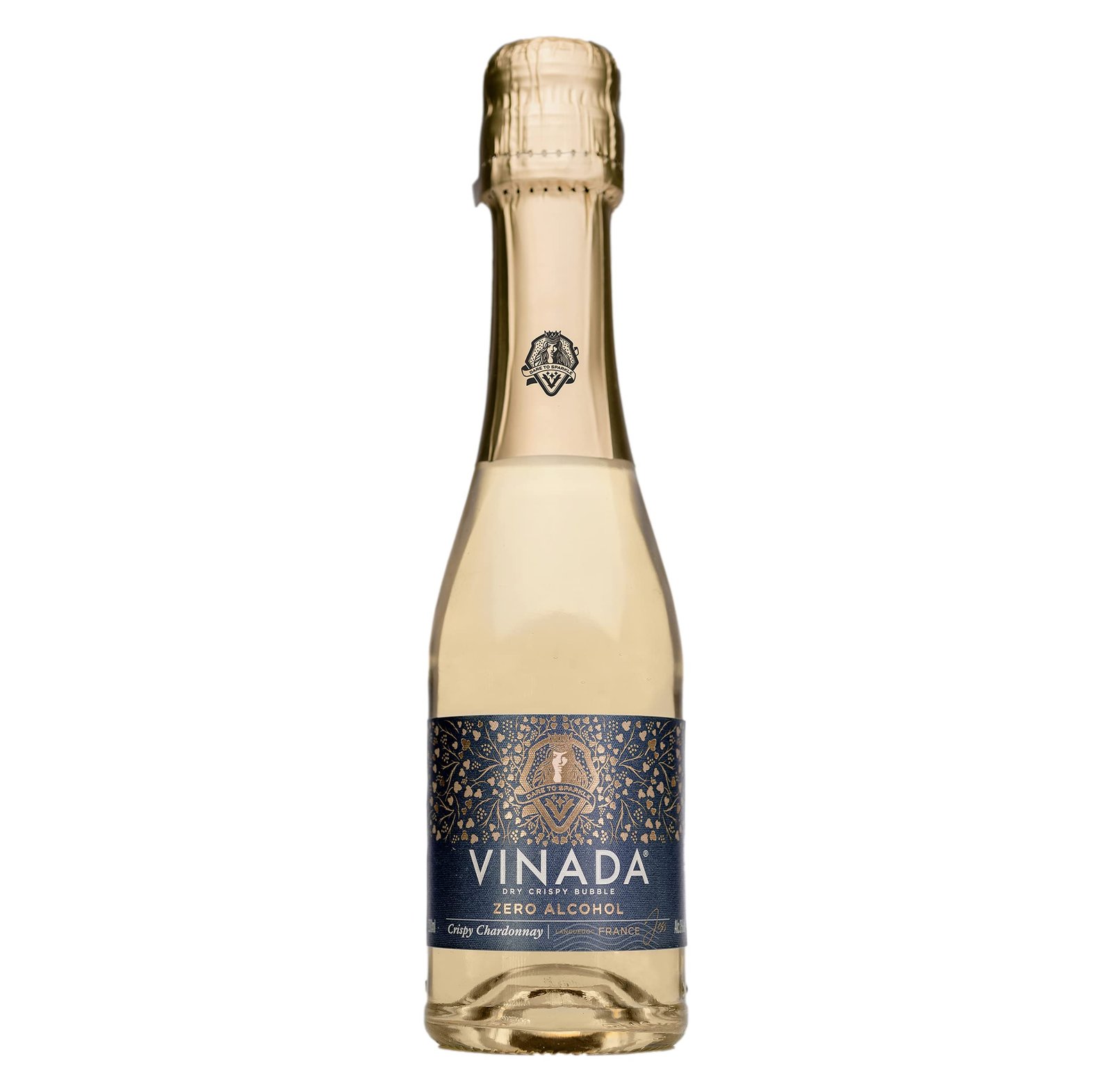 Vinada - Non Alcoholic Wine - Chardonnay, Sparkling Gold, & Sparkling Rosé Gift Pack - 200 ml (3 Glass Bottles) - FULL EXPERIENCE GIFTBOX - Image 4