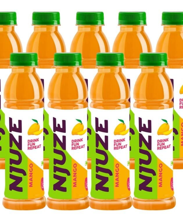 NJUZE Mango Drink, Pack of 9 (1.2 litre x 9)