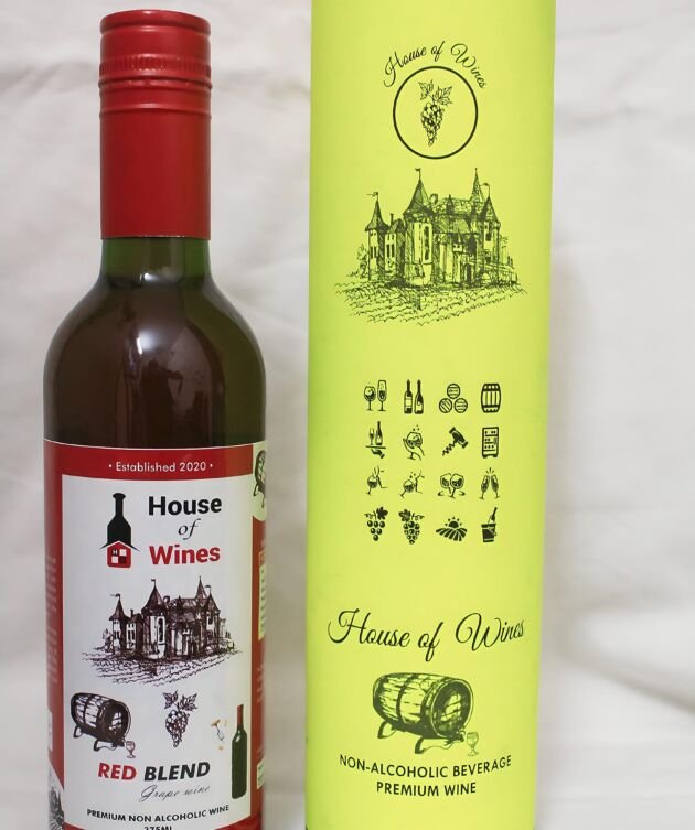 Non alcoholic wine | traditionally made | Grape | 375 ML