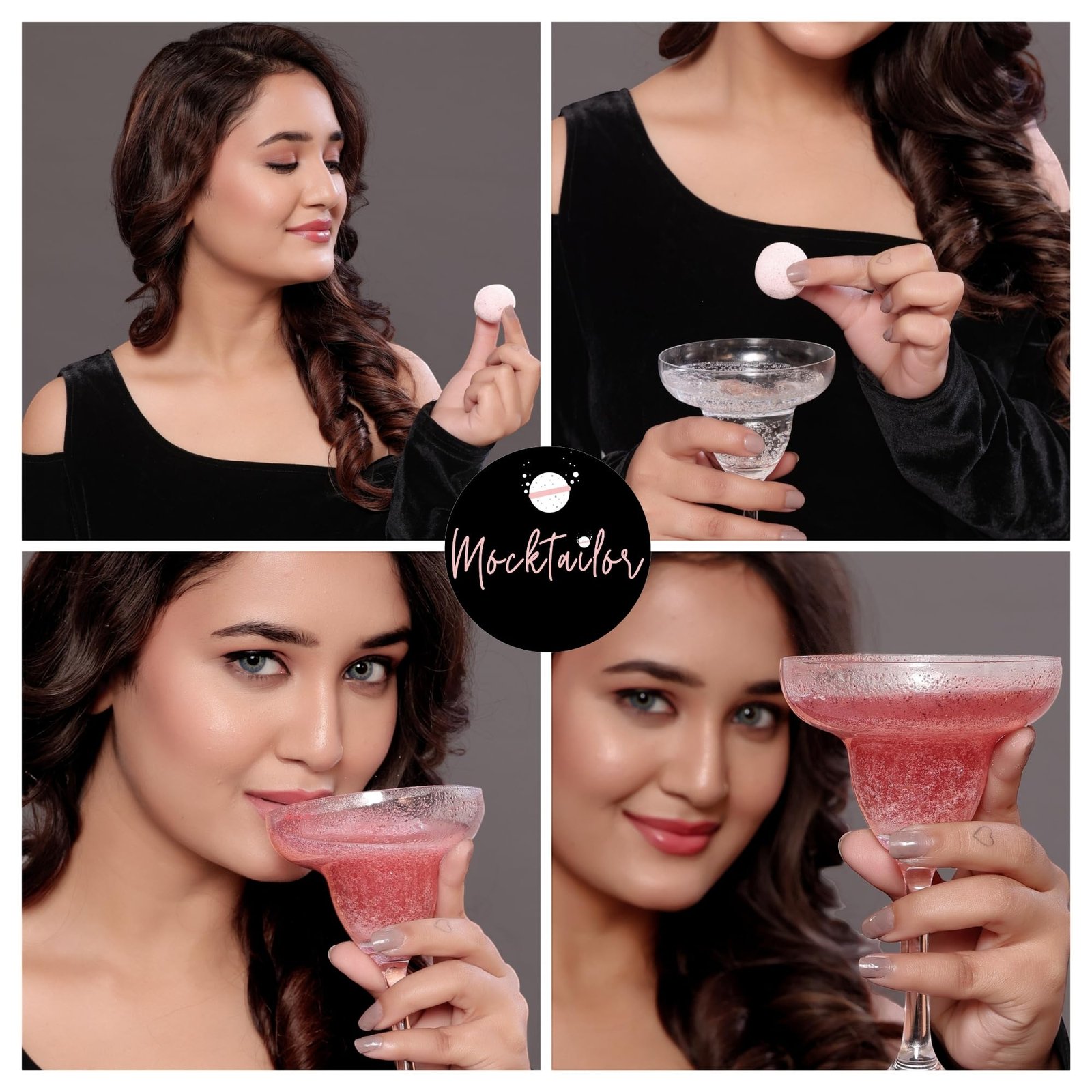 Mocktailor Signature Mocktail Bombs | Drop It, Fizz It, Sip It | Non-Alcoholic Drink Mix Pack (6 Bombs) (Pack of 6, Simply Assorted) - Image 3