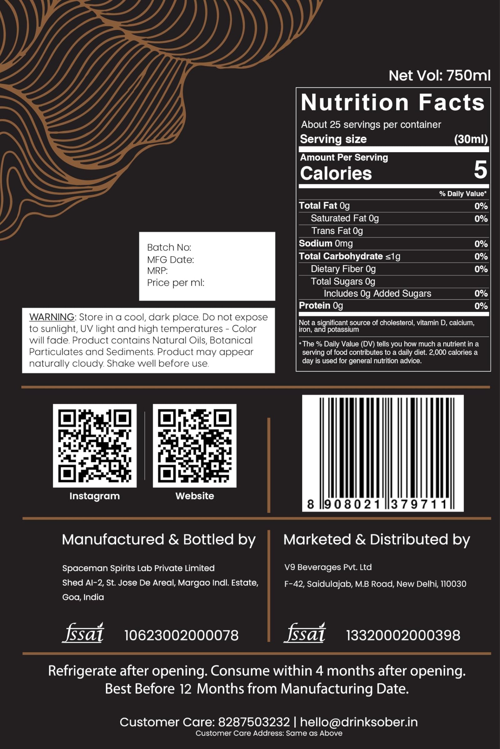 Non-Alcoholic Whiskey Alternative | For Sober Lifestyle | Zero Alcohol, Zero Sugar and 5 Calories | 750 ml (..WHISKEY) - Image 7