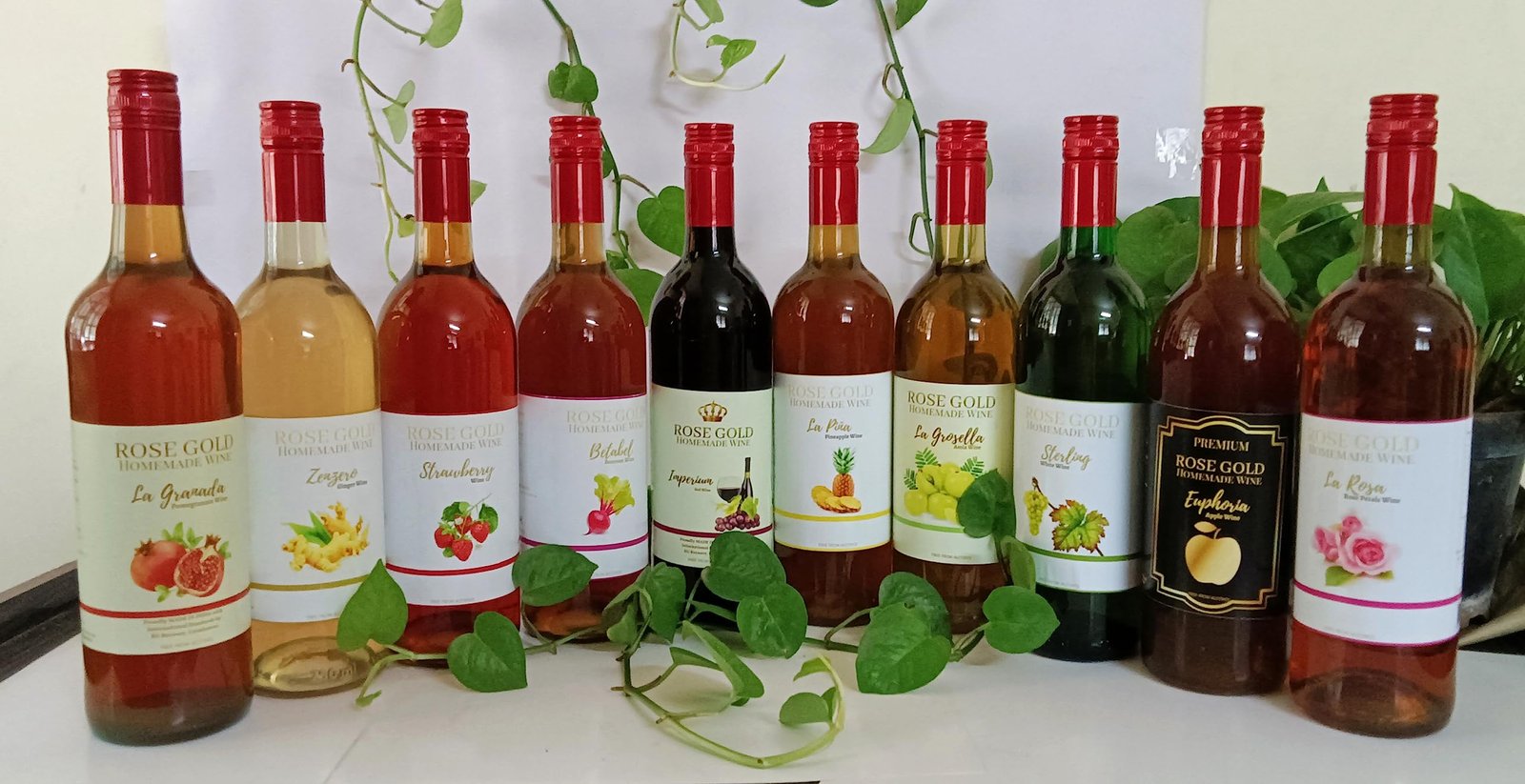 Rose Gold-La Granada -Non Alcoholic - Pomegranate wine, 750 ml - Image 5