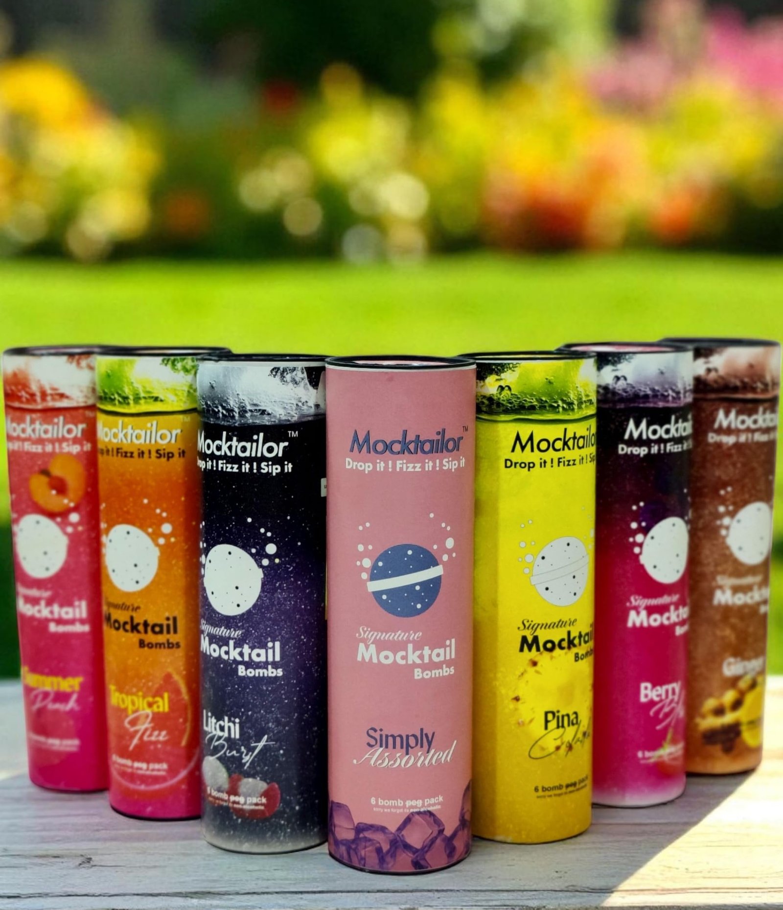 Mocktailor Signature Mocktail Bombs | Drop It, Fizz It, Sip It | Non-Alcoholic Drink Mix Pack (6 Bombs) (Pack of 6, Simply Assorted) - Image 4